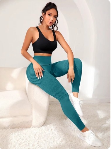 Pantalon de sport aux lignes sexy Lifting des fesses Pantalon de sport moulant Pantalon de fitness élastique taille haute pour femmes Pantalon de yoga de course