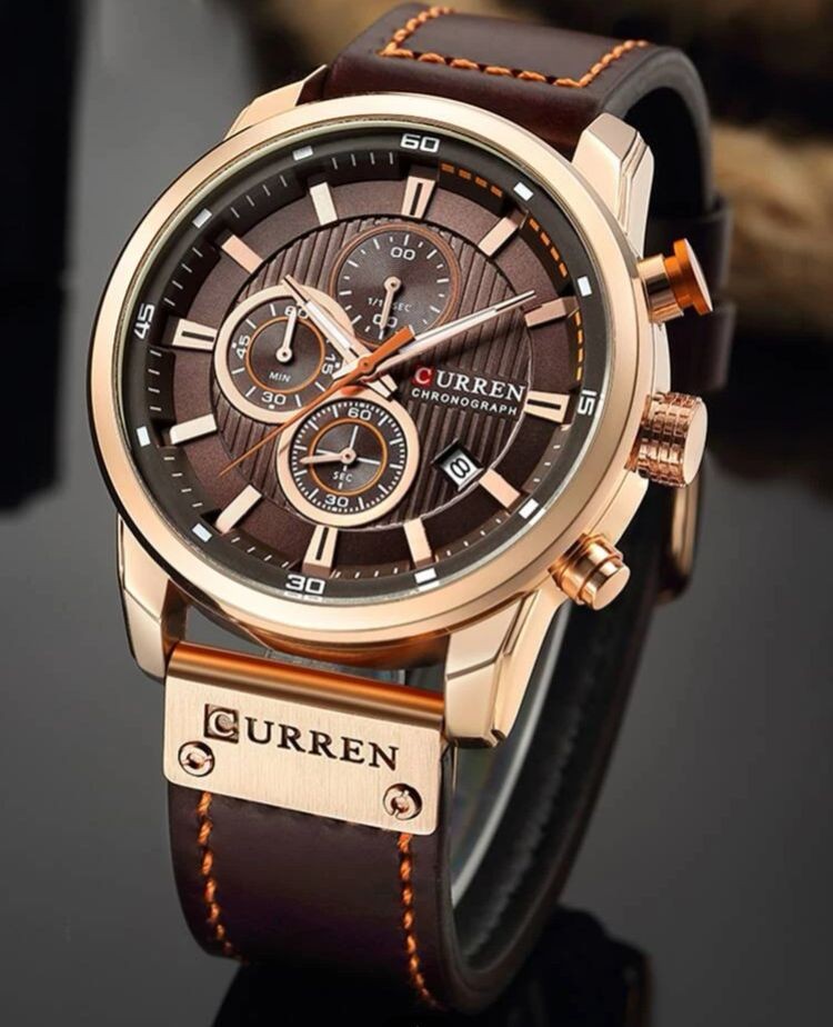 AlEX/ CURREN Histoire de la mode Montres à quartz pour hommes Montre de luxe pour hommes de grande marque Chronographe Sport Montre-bracelet pour hommes Horelogio Relogio Masculino
