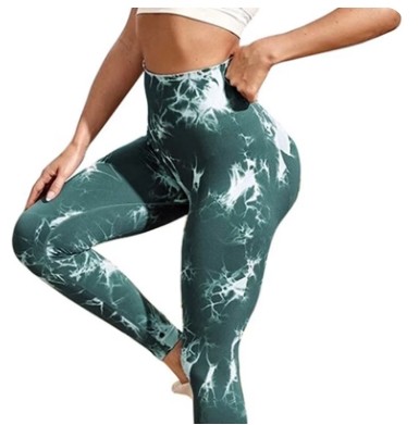 2023 Sans Couture Tie-dye Leggings Femmes Sexy Gym Legging Push up Taille Haute Leggings Pantalon de sport Femmes Vêtements